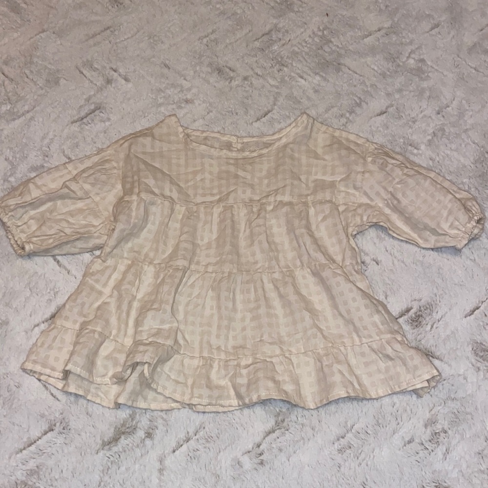 Girls beige blouse